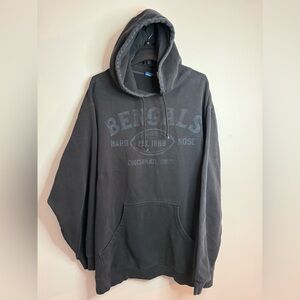Vintage Reebok Cincinnati Bengals hoodie size 3XLT 3XL Tall
